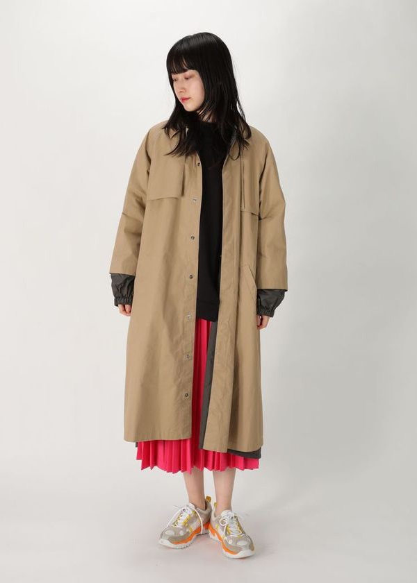 Zucca P リバーシブルスプリングアウター コート M Beige 03 Ladies Tops Humor ユーモア