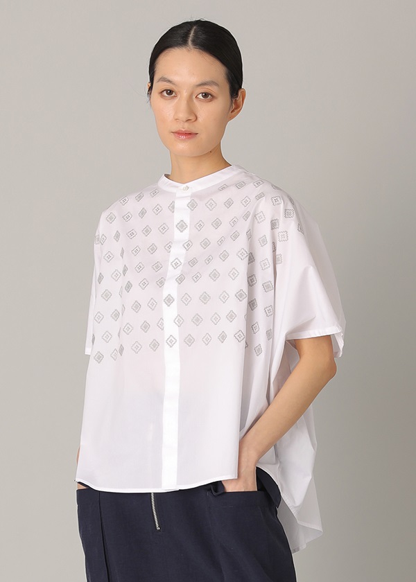 ZUCCa / S エンブロイダリーシャツ / シャツ(M white(01)): SALE