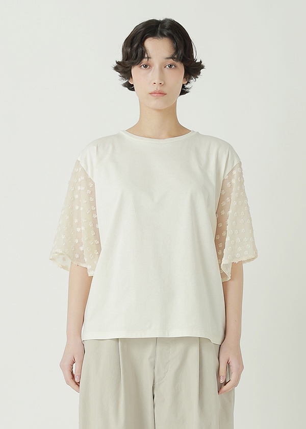 ZUCCa / JACQUARD DOCKING JERSEY / �J�b�g�\�[