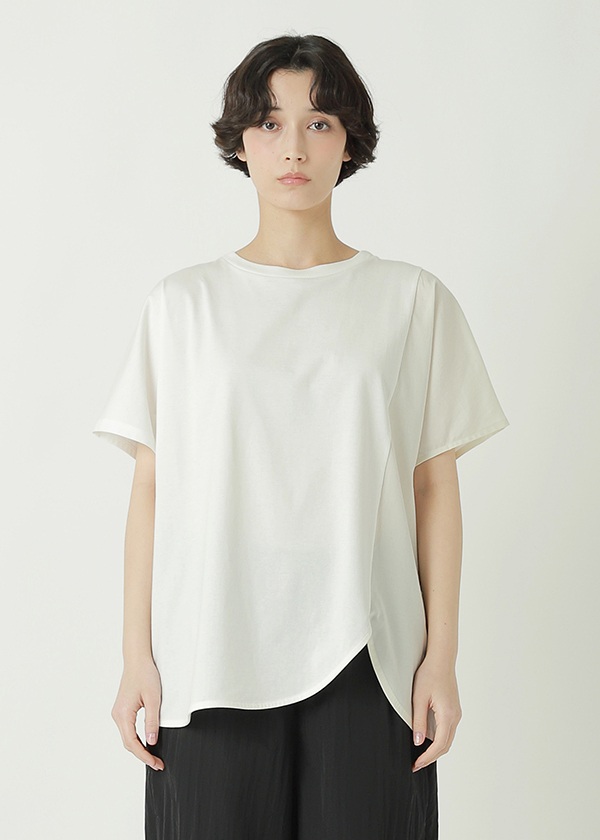 ZUCCa / S DRAPE DOCKING JERSEY / �J�b�g�\�[