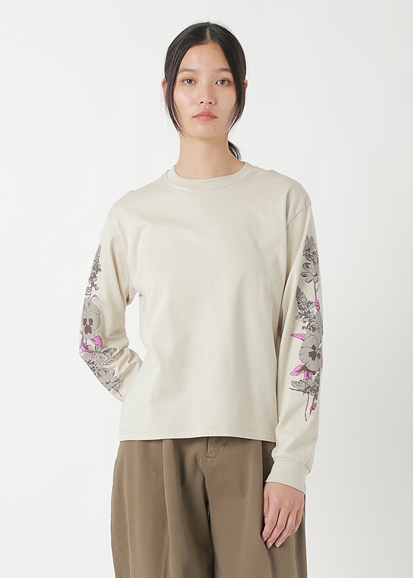 <��s�\��> ZUCCa / FLOWER SLEEVE T / �g�b�v�X