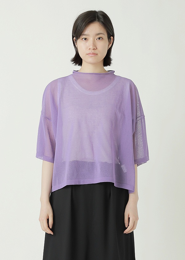 <��s�\��> ZUCCa / SHEER KNIT / �v���I�[�o�[