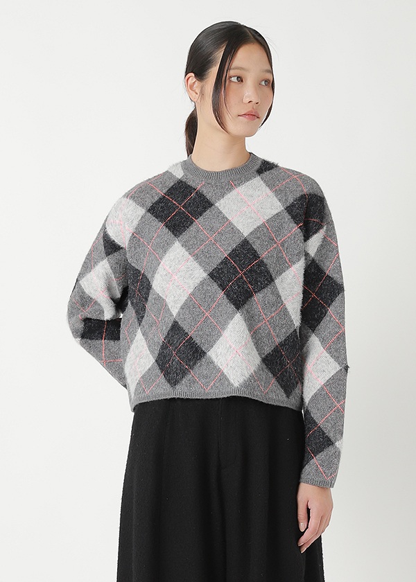 <��s�\��> ZUCCa / ARGYLE KNIT / �v���I�[�o�[