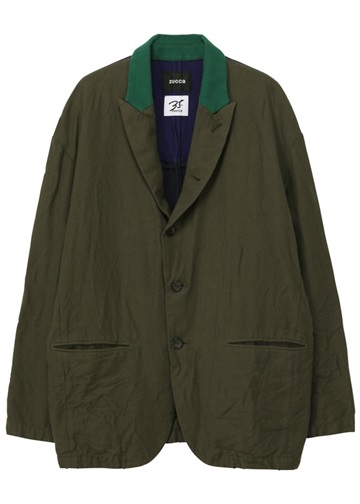 ZUCCa / (L)ウールコットン縮絨 / ジャケット(XS khaki(09)): CABANE