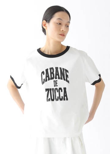 ZUCCa - 【ZUCCA】24SS CZ42JK971 リンガーロゴT半袖Tシャツ ブランド古着】ZUCCA / ズッカ 24SS CZ42JK971 リンガーロゴT