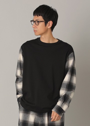 ZUCCa / メンズ カレッジTドッキング / Tシャツ(M blue(12