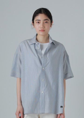 NYA- / (O) HALF SLEEVE SHIRT / �n�[�t�X���[�u�V���c