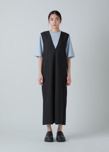 NYA- / (O) V-NECK DRESS / �����s�[�X