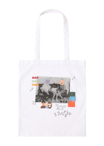 NYA- / COLLAGE TOTE BAG / �g�[�g�o�b�O