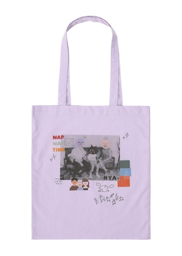 NYA- / PO COLLAGE TOTE BAG / g[gobO
