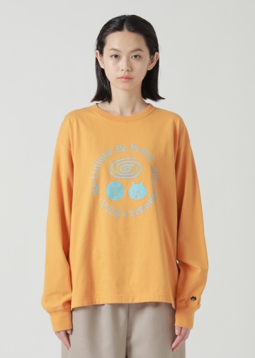 NYA- / (O) SMILE��NYA- LOGO T / �����O�X���[�uT�V���c