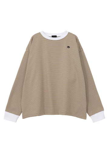 NYA- / LOOSE FIT STRIPED T / OX[uTVc