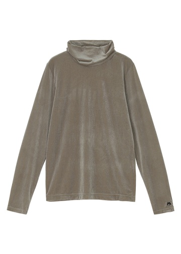 NYA- / SHEER VELOUR L/S T / vI[o[