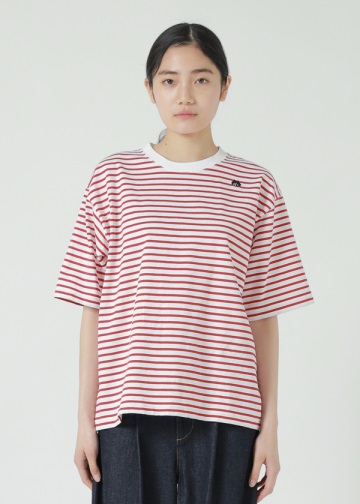 NYA- / LOOSE FIT STRIPED T / TVc
