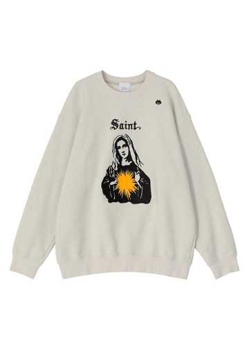 NYA- / HAND EMBROIDERY SWEATSHIRT / XEFbggbvX