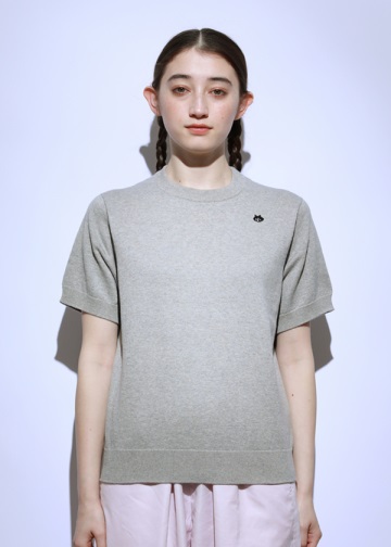 NYA- / (O) COTTON KNIT TOP / �j�b�g�g�b�v�X