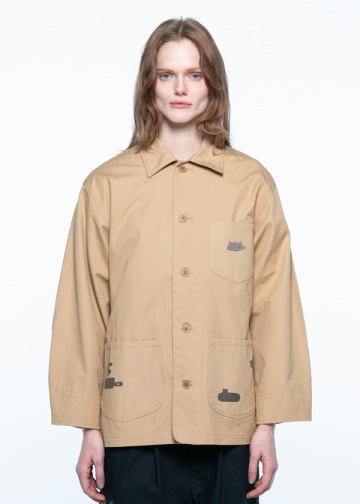 NYA- / PO BRUNCH COVERALL / �J�o�[�I�[��