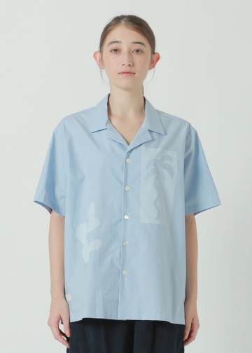 NYA- / BRUNCH SHIRT / �n�[�t�X���[�u�V���c