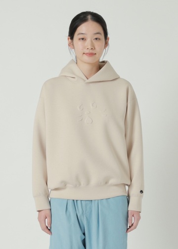NYA- / CLOSE UP EMBOSS HOODIE / t[fB[
