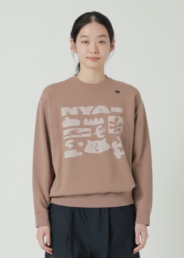 NYA- / BRUNCH SWEATSHIRT / �X�E�F�b�g�g�b�v�X