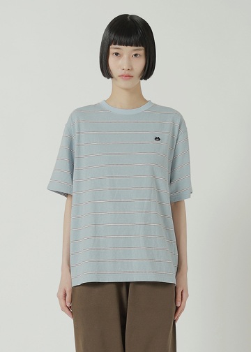 <��s�\��> NYA- / MULTI STRIPED T / T�V���c