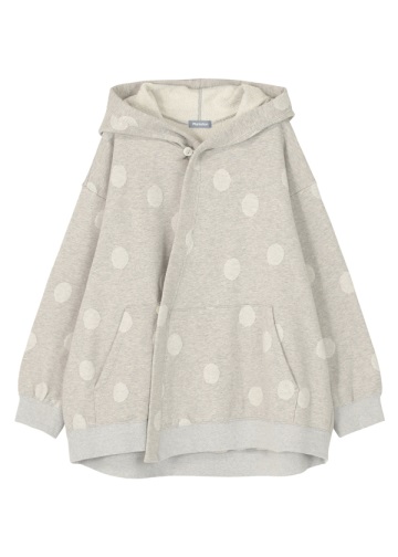 Plantation / S ドットJQ裏毛 / カーディガン(M light gray(23