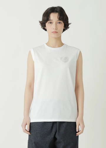 ZUCCa / PO HEART LOGO JERSEY / �J�b�g�\�[
