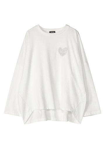 <��s�\��> ZUCCa / HEART LOGO BOXY T / �J�b�g�\�[