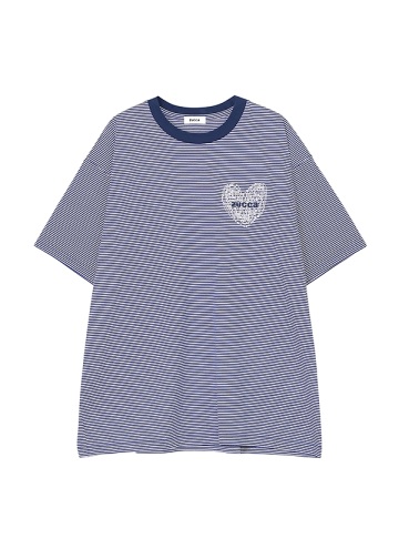 <��s�\��> ZUCCa /HEART LOGO STRIPED T / T�V���c