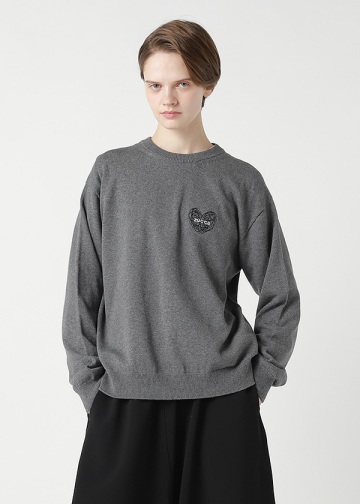 ZUCCa / HEART LOGO KNIT / �g�b�v�X