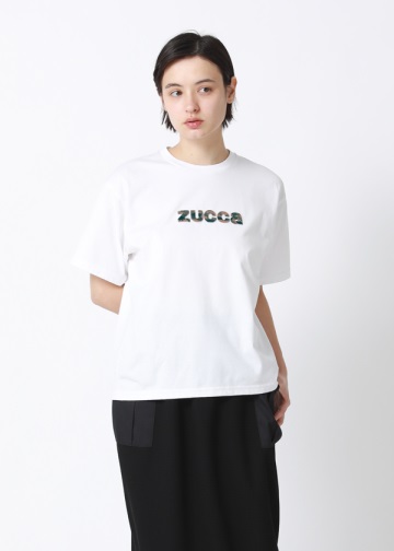 ZUCCa / PO ブラシロゴT / Tシャツ