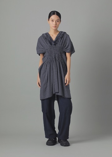【SALE／10%OFF ZUCCa / A SALE| navy(13)): チュニック(M / ドットプリント S チュニック