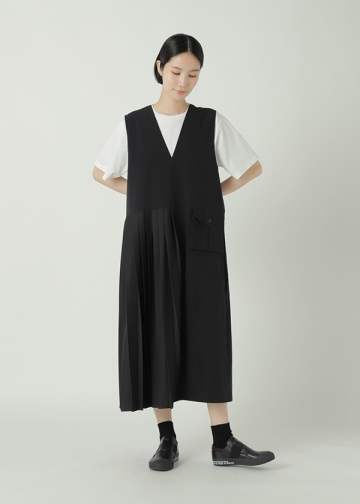ZUCCa / S ドッキングスムース / ワンピース(M black(26)): SALE| A 
