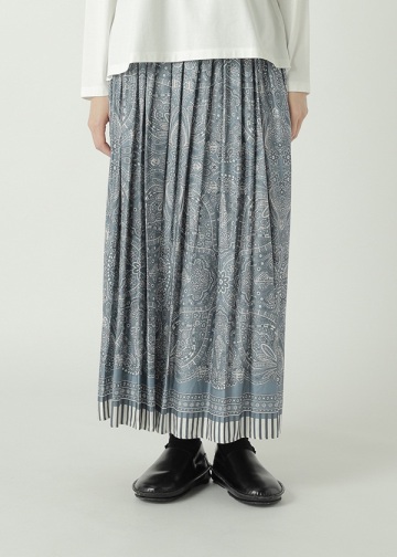 <��s�\��> ZUCCa / FLORAL SCARF PRINT / �X�J�[�g