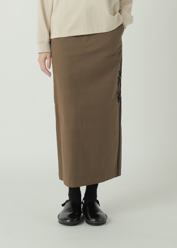 ZUCCa / CORD EMBROIDERY BOTTOM / �X�J�[�g
