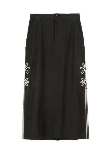 <s\> ZUCCa / CORD EMBROIDERY BOTTOM / XJ[g