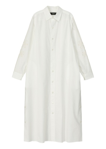 ZUCCa / S CORD EMBROIDERY SHIRT / �����s�[�X
