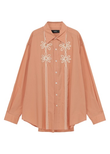 <s\> ZUCCa / CORD EMBROIDERY SHIRT / uEX