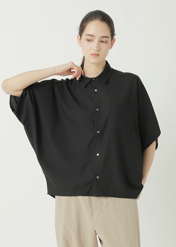 ZUCCa / DRAPE BROAD CLOTH SHIRT / �V���c