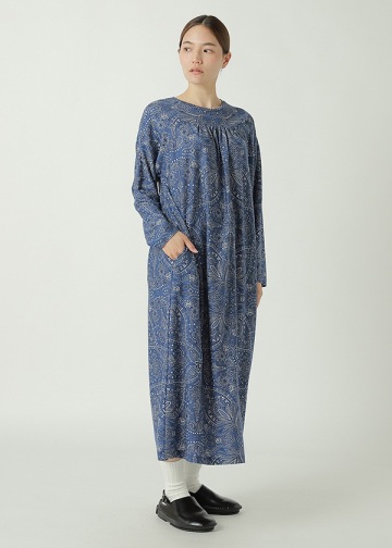 ZUCCa / FLORAL SCARF PRINT JERSEY / �����s�[�X