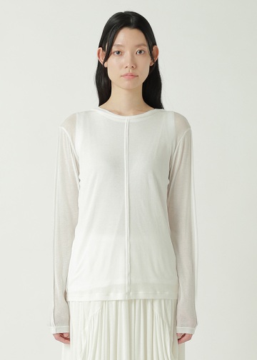 <��s�\��> ZUCCa / SHEER RIB KNIT / �J�b�g�\�[