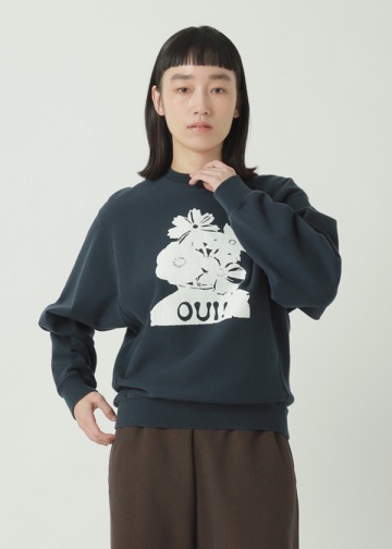 ZUCCa / P HUIT PETALES SWEATSHIRT / �X�E�F�b�g