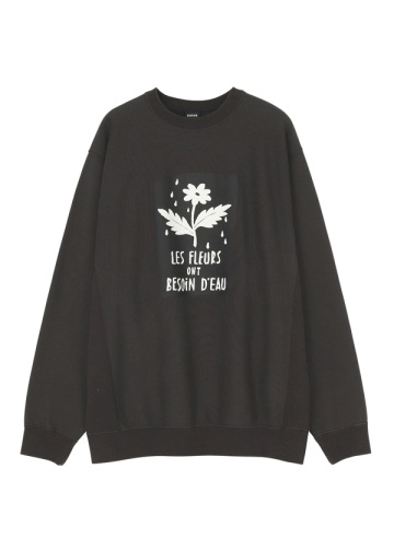 <s\> ZUCCa / HUIT PETALS SWEATSHIRT / XEFbg