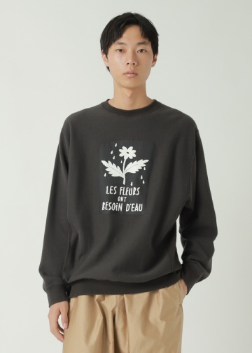 ZUCCa / S HUIT PETALES SWEATSHIRT / �X�E�F�b�g