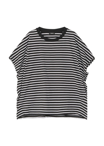 ZUCCa / DRAPE STRIPE JERSEY / �J�b�g�\�[