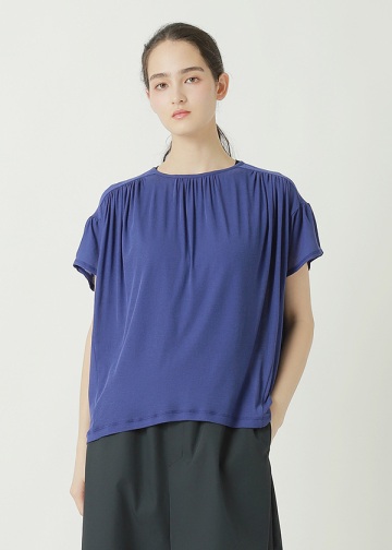 ZUCCa / S SHEER RIB KNIT / �J�b�g�\�[