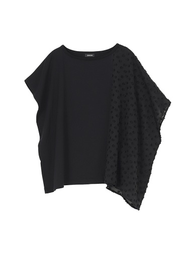 ZUCCa / JACQUARD DOCKING JERSEY / �J�b�g�\�[