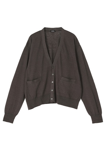 <��s�\��> ZUCCa / LINEN COTTON KNIT / �J�[�f�B�K��