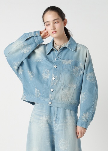 ZUCCa / FLOWER JQ DENIM / �u���]��