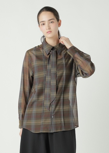 <��s�\��> ZUCCa / SHEER CHECK / �V���c